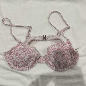 Floral Pink Bra
